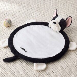 Pottery BarnFaux Fur Plush Play Mat Frenchie